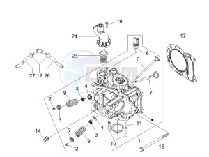 Runner 200 VXR 4t Race e3 drawing Cilinder head unit - Valve