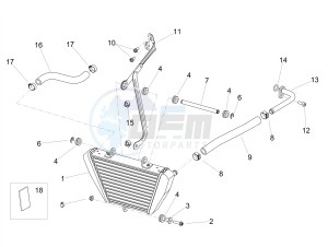 RSV4 1100 RACING FACTORY E4 ABS (APAC) drawing Oil radiator