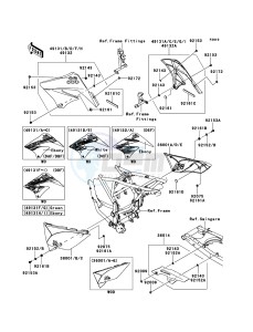 D-TRACKER 125 KLX125DEF XX (EU ME A(FRICA) drawing Side Covers/Chain Cover