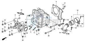 NES150 125 drawing CYLINDER HEAD