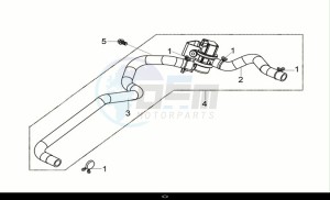 CRUISYM a 125i ABS (LV12W2-EU) (E5) (M1) drawing A.I.S.V. SET