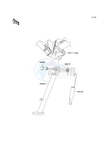 KLX 140 B (KLX140L MONSTER ENERGY) (B8F-B9FA) B9FA drawing STAND-- S- -