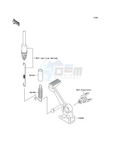 Z750_ABS ZR750M9F GB XX (EU ME A(FRICA) drawing Brake Pedal