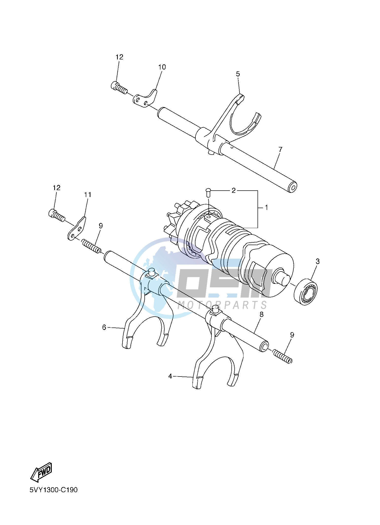 SHIFT CAM & FORK