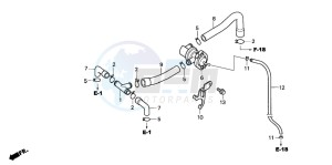 CBF600S drawing AIR INJECTION CONTROL VALVE