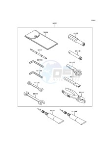 ZZR1400 ABS ZX1400FFFA FR GB XX (EU ME A(FRICA) drawing Owner's Tools