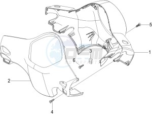 LX 150 4T drawing Handlebars coverages