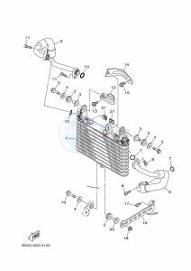 MT-10 SP MTN1000D (BGG1) drawing OIL COOLER