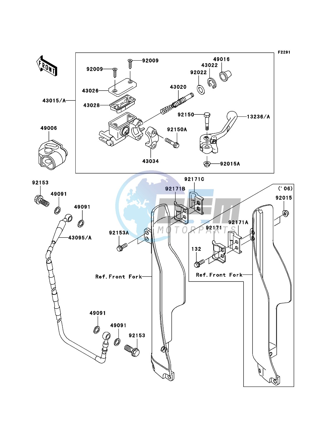 Front Master Cylinder