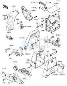 VN 700 A [LTD] (A1) [LTD] drawing BATTERY CASE_TOOL CASE