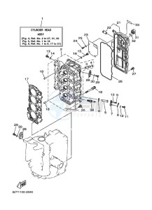 FT50B drawing CYLINDER--CRANKCASE-2