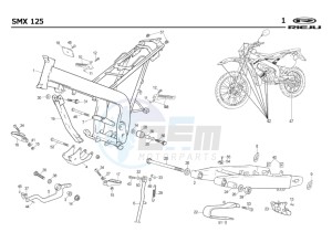 SMX-125-4T-BLACK drawing CHASSIS