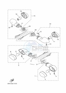 YZF320-A YZF-R3 (B7P1) drawing FLASHER LIGHT