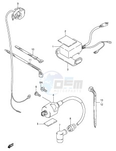 RM80 (E24) drawing CDI UNIT - IGNITION COIL