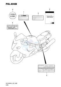 GSX-1300R ABS HAYABUSA EU drawing LABEL