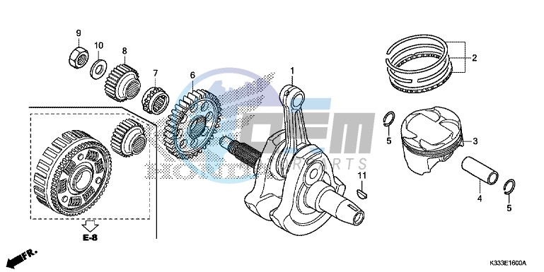 CRANKSHAFT/ PI STON