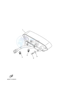 YFM700FWA YFM70GDXG GRIZZLY 700 (B303) drawing TAILLIGHT