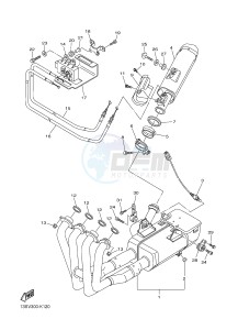 YZF-R6 600 R6 (2CX4 2CX5) drawing EXHAUST