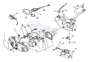 MITO EV 125 drawing HEADLIGHT