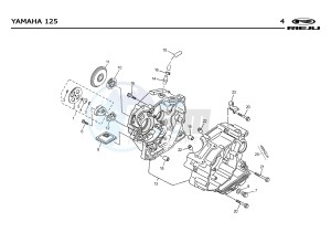 MRX 125 4T drawing T04  CRANKCASE