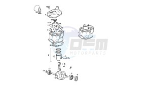 GPR REPLICA - GPR R - 50 CC VTHGR1D1A EU2 drawing CRANKSHAFT - CYLINDER