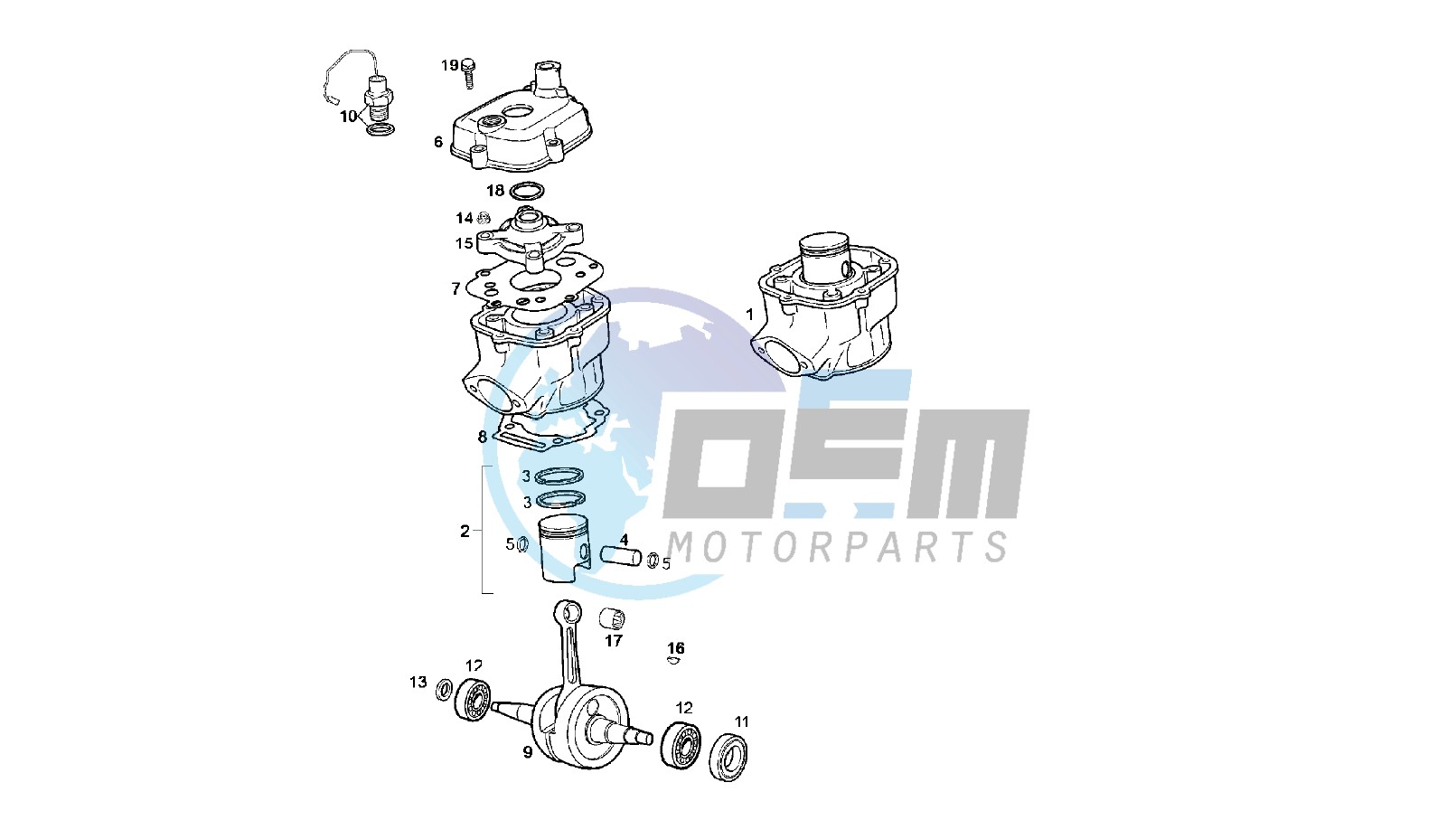 CRANKSHAFT - CYLINDER