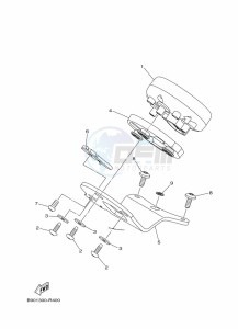 XSR900 MTM850 (BAE6) drawing METER