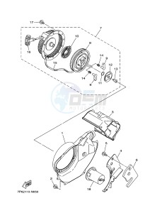 EF4000FW 358 (7P42 7P43) drawing AIR SHROUD & STARTER