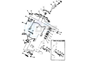 XV VIRAGO 535 drawing STEERING