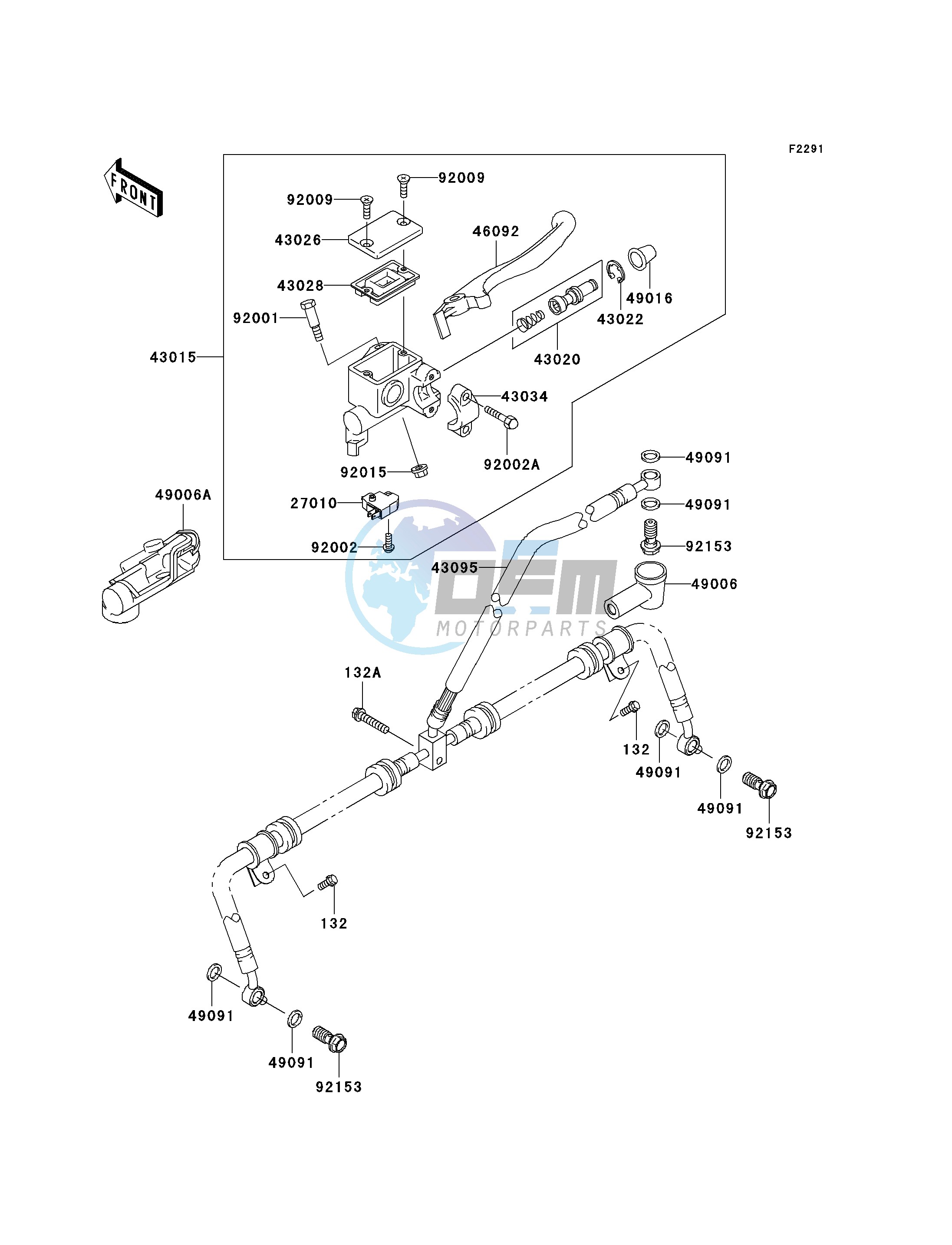 FRONT MASTER CYLINDER