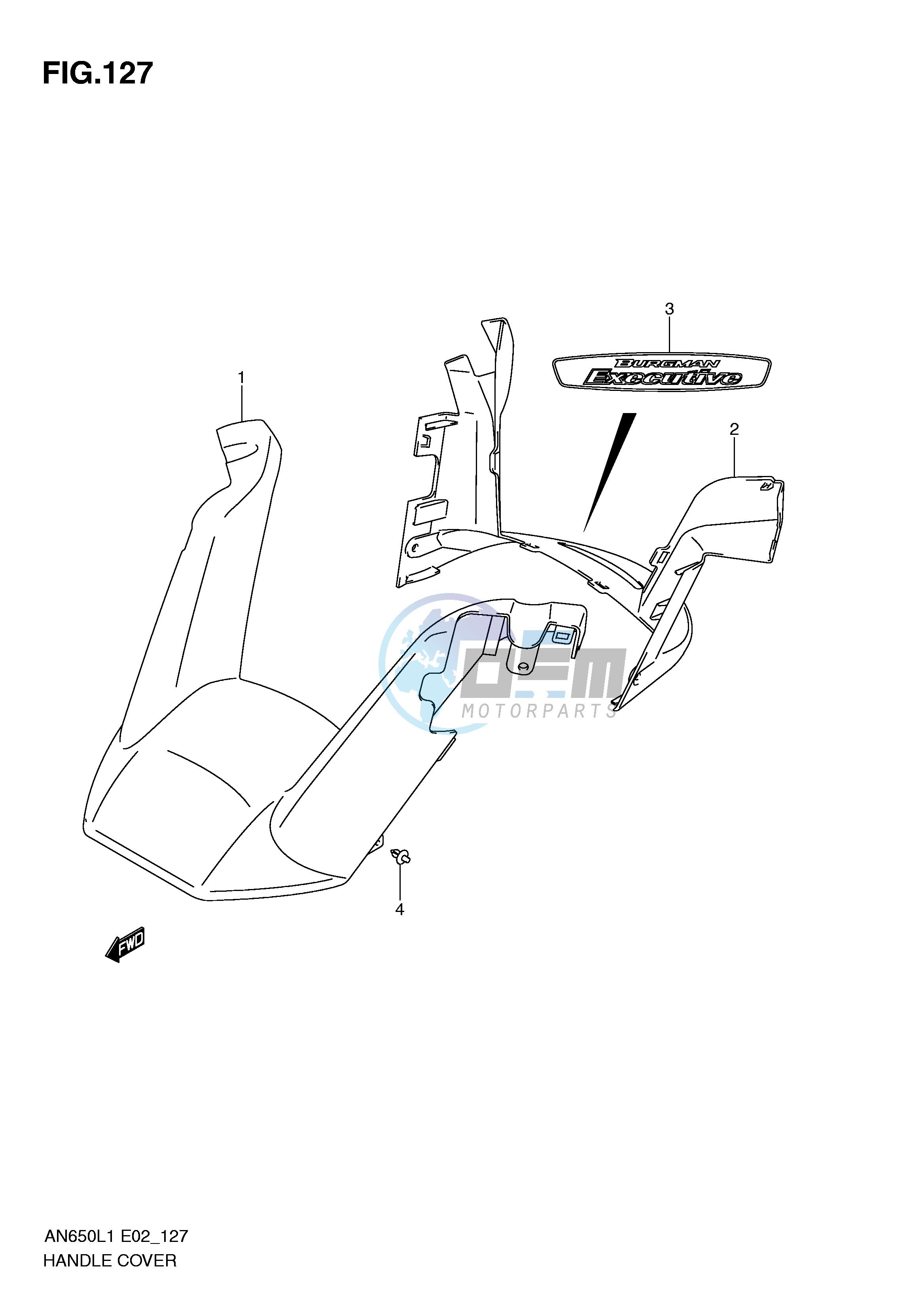 HANDLE COVER (AN650AL1 E51)