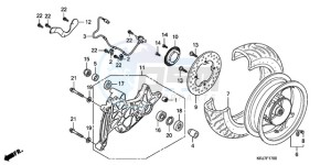 FES1259 Europe Direct - (ED / 2ED) drawing REAR WHEEL