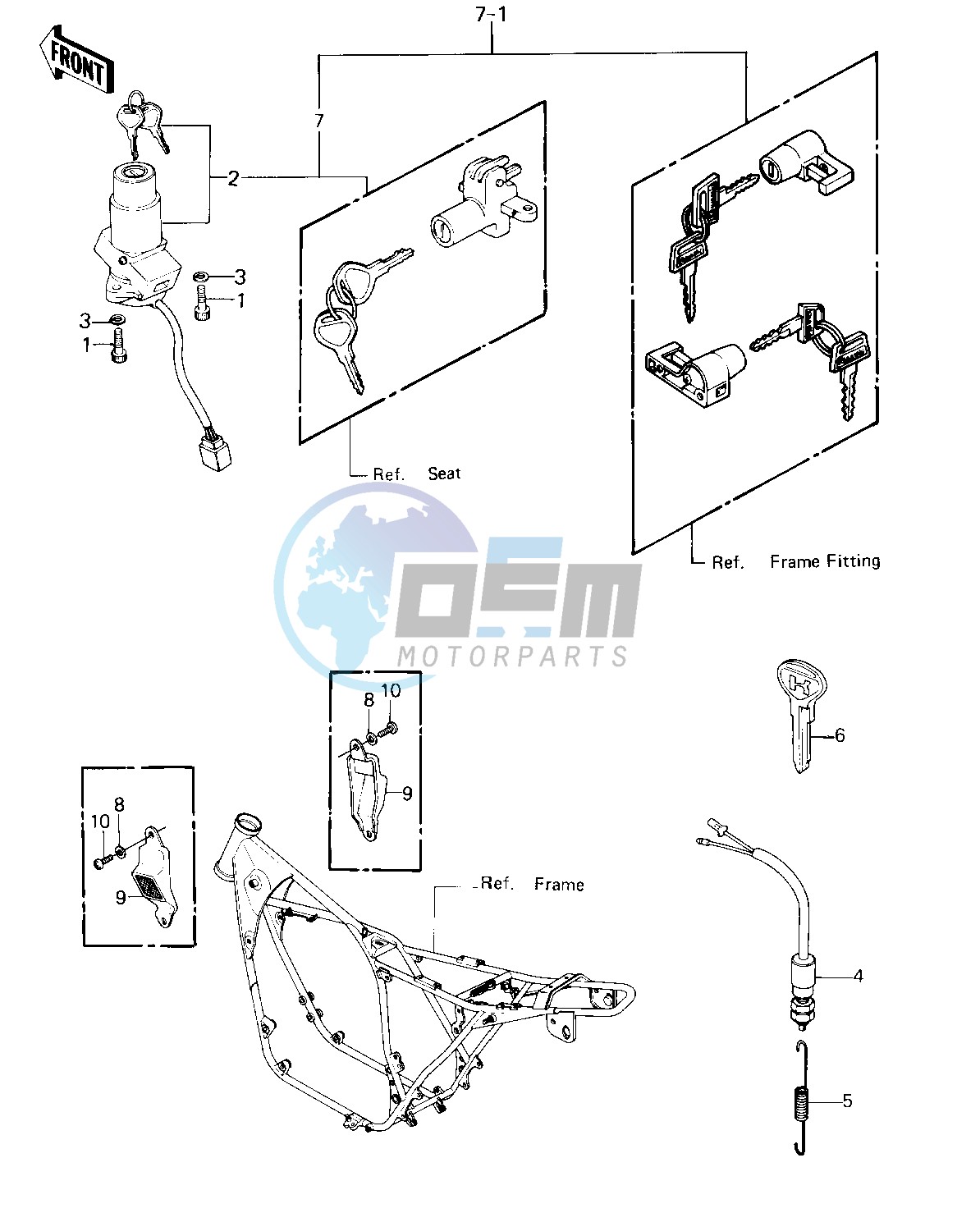 IGNITION SWITCH_LOCKS_REFLECTORS -- 80-81 C1_C2- -