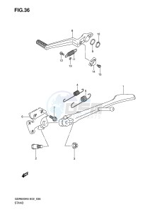 GSR600 (E2) drawing STAND