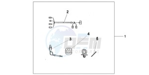 GL1800A France - (F / CMF) drawing TRUNK INNER LAMP