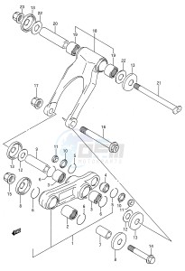 RM125 (E28) drawing CUSHION LEVER (MODEL K)