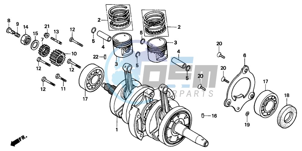 PISTON/CRANKSHAFT