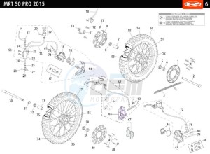 MRT-50-PRO-PRO-GREEN drawing WHEELS - BRAKES