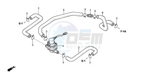 CB1300A CB1300SUPER FOUR drawing AIR INJECTION CONTROL VALVE