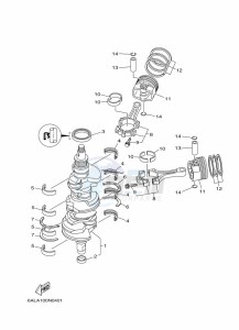 FL200BETX drawing CRANKSHAFT--PISTON