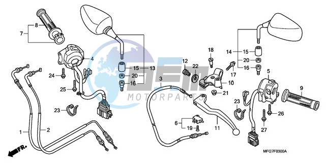 HANDLE LEVER/SWITCH/ CABLE