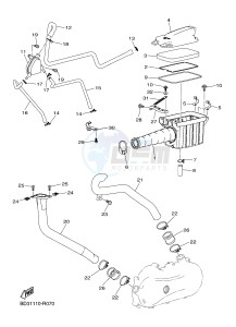 YFM90R YFM09RYXG (BD33) drawing INTAKE