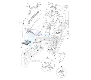 XT Z TENERE 660 drawing SEAT