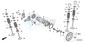 CRF150RB9 Europe Direct - (ED / T19 2ED) drawing CAMSHAFT/VALVE