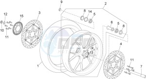 RSV4 1000 RACING FACTORY E4 ABS (EMEA) drawing Front wheel