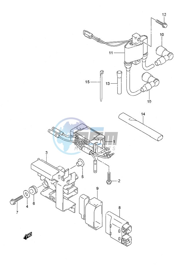 Rectifier/Ignition Coil Non-Remote Control