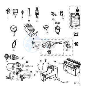 FIGHT RW3 drawing ELECTRIC PART