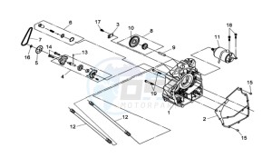 QUAD LANDER 300S ENTRY drawing CRANKCASE RIGHT