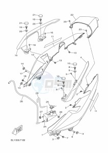 CZD300-A XMAX 300 (BY35) drawing SIDE COVER