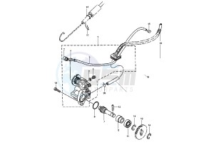 DT RE 125 drawing OIL PUMP